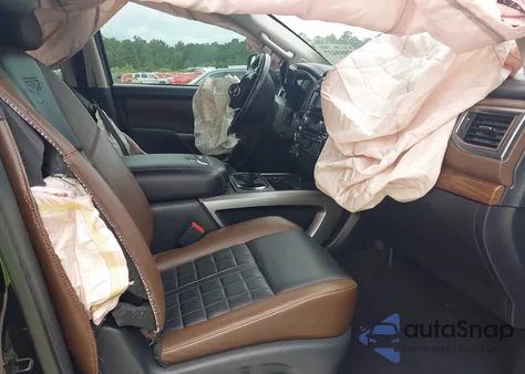 2018 Nissan Titan Xd Platinum Reserve Diesel from USA, damaged, VIN 1N6BA1F41JN524636